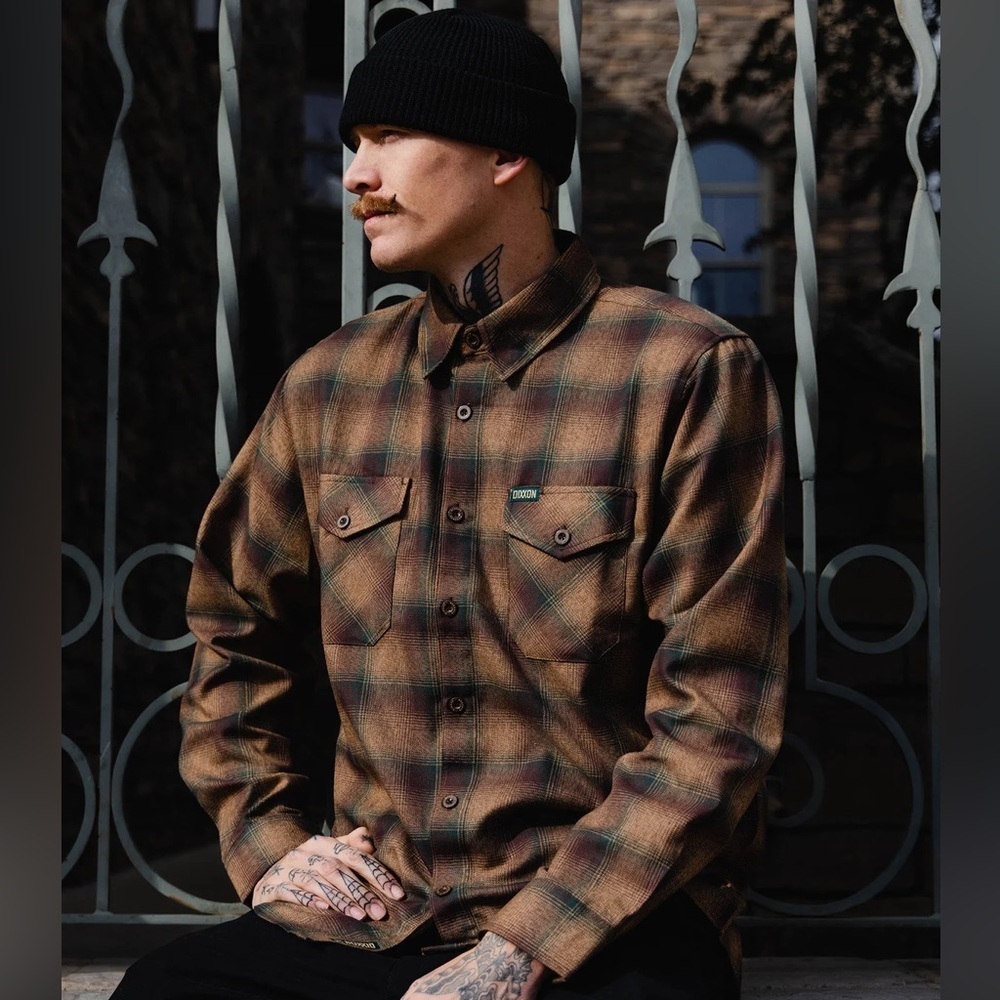 Dixxon The Glasgow Flannel NWT Men’s Shirt XL - Picture 3 of 8